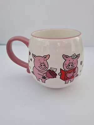 Buy M&S Marks & Spencer Percy Pig Pink Hearts Mug, Love / Valentine's Day  • 7.99£