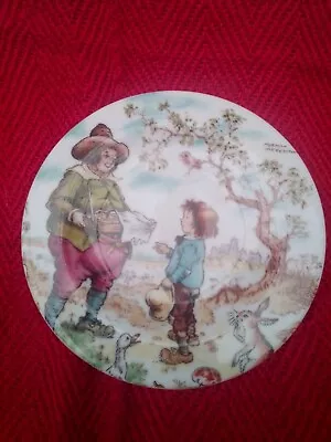 Buy Vintage Hammersley Bone China Norman Meredith Miniature Nursery Rhyme Plate • 13£