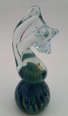 Buy MURANO Style Glass MDINA Style Art Glass Seahorse Paperweight • 3.99£