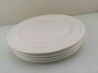 Buy 4 JME Jamie Oliver White Dinner Plates Set A Designed By Barbara Eigen 27 Cm VGC • 40£