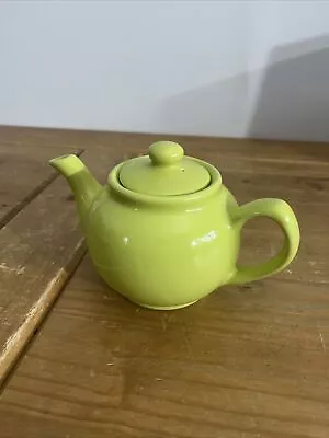 Buy Small Price Kensington Pottery Lime Green Lidded Ceramic Teapot Tea For 1 • 9.99£