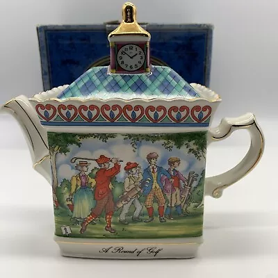 Buy Vintage James Sadler Classic Collection “A Round Of Golf”  Tea Pot • 19.21£