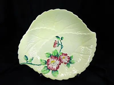Buy Vintage Carlton Ware English Made Australian Design Wild Rose Leaf Plate • 34.57£