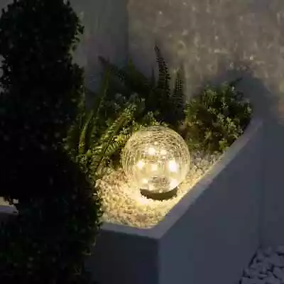 Buy Solar Powered LED Crackle Balls Eco Friendly Indoor Outdoor Decor • 11.99£