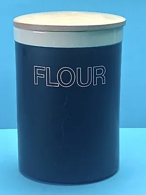 Buy HORNSEA EBONY Lidded Flour Storage Jar *Rare* • 15£