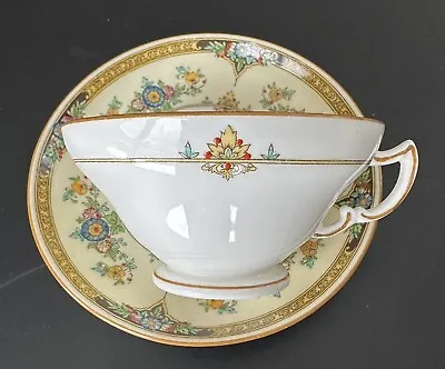 Buy Minton China Rare Eloise Tea Cup&Saucer England 1926 Exquisite  Floral Gold MINT • 25.93£