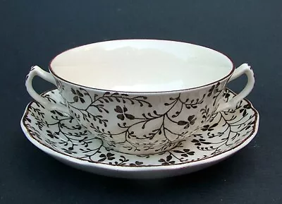 Buy Nice Johnson Brothers Susanna Brown Laura Ashley Soup Bowl And Stand - In VGC • 12£