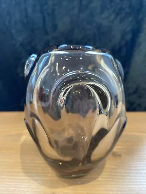 Buy Light Brown Art Glass Knobbly Vase, Possibly  Czech By Jan Beranek • 10£