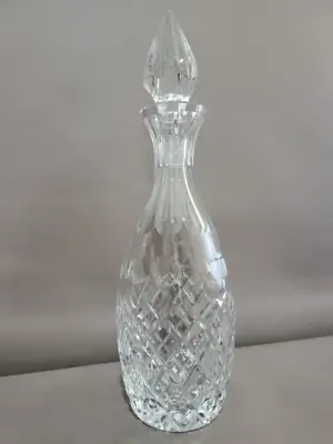 Buy Royal Brierley Crystal Cut Glass Wine Decanter With Stopper, Signed 1st • 39£