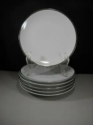Buy Thomas Medaillon Platinum Band Coupe 7  Salad Plates Germany Set Of 6 • 33.39£