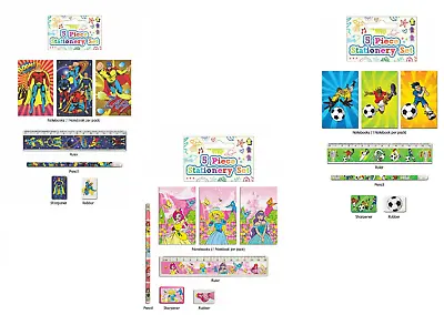 Buy Kids Stationery Sets - Toy Loot Party Bag Fillers Wedding - 5pc Stationary Set • 2.99£