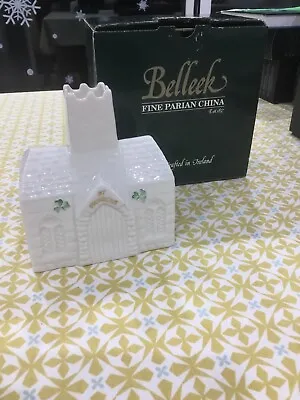 Buy Belleek Irish China St. Patrick’s Church Tea Light  Votive Holder Irish Village  • 39.99£