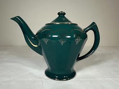 Buy Hall China Turquoise Green 6 Cup Teapot 0240 Vintage Made In USA • 18.31£
