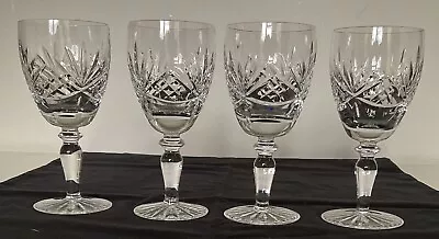Buy Edinburgh Crystal “Sterling” Wine Glasses X 4 • 30£