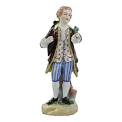 Buy Dresden, Carl Thieme, Figurine Of A Boy With A Flower • 40£