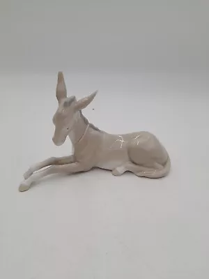 Buy Vintage Lladro Nativity Grey Donkey Figurine Ornament - Chipped Ear Retired 4679 • 28.99£
