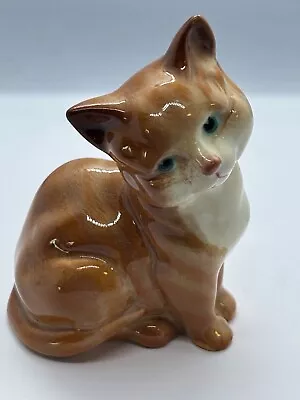 Buy Vintage Beswick Ginger Cat 8cm Tall • 16£