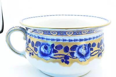 Buy 1920s Losol Ware Rare 'Ingestra' Blue Rose Pattern Chamber Pot(262) • 35£