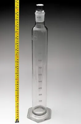 Buy Vintage Tall Pyrex Glass Laboratory Measuring Cylinder 52.5cm Science Equipment • 59.87£