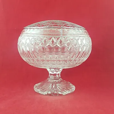 Buy Royal Doulton Crystal Cut Glass Posy Bowl Vase - 84TF • 45£