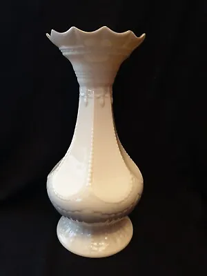 Buy Belleek Irish Porcelain China 7th Mark Vase 21cm • 4.99£