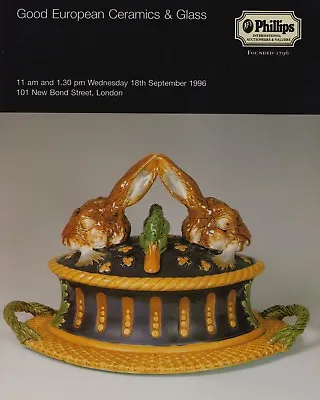 Buy Good European & English Porcelain Ceramics Pottery Glass Auction Catalogue • 9.99£