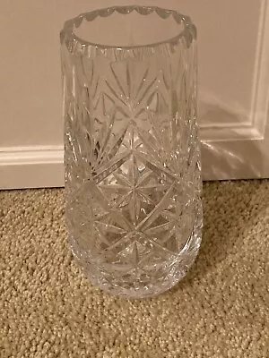 Buy Edinburgh International Crystal Vintage Glass Vase Height 7 Inch Etched On Base • 28.99£