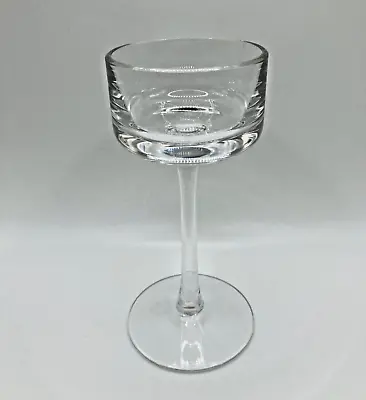Buy Wedgwood Brancaster Clear Glass Candle Holder Excellent Condition - Height 14cm • 19.99£