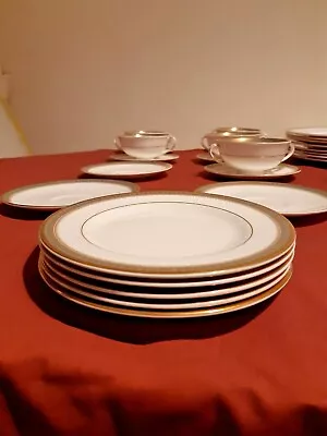 Buy Royal Doulton Clarendon Fine Bone China Dinner Service Set Plates Soup Cups • 8.98£