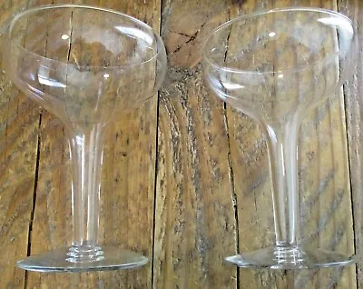 Buy Set Of 2 MID-CENTURY 1950's HOLLOW STEM Champagne Couples DELICATE Glass MINT • 33.09£