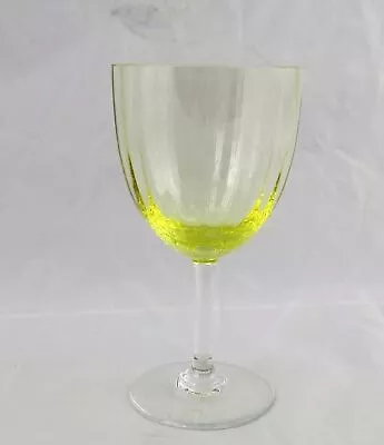 Buy Baccarat Crystal Aquarelle Yellow Jaune Wine Water Glass 6-1/8  France Multiple • 57.58£