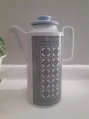 Buy Vintage Hornsea Pottery~ Blue  Tapestry  Coffee Pot  • 25£