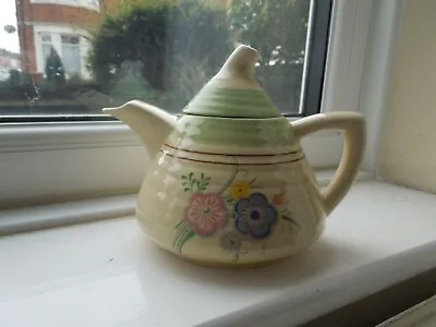 Buy Clarice Cliff Mantana Lynton Shape Teapot • 120£