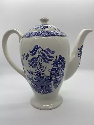 Buy Old Willow English Tableware, Teapot Coffee Pot/ Vintage/ Ironstone/hot Drinks • 24.99£