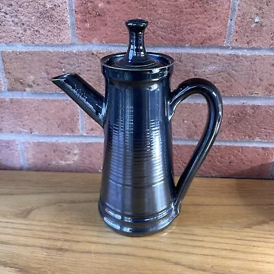 Buy Vintage Knights Tintagel Black Lustre Coffee Pot Mid Century Modern • 9.99£