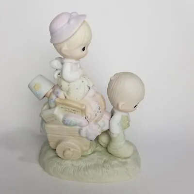 Buy Precious Moments “Walking By Faith” 1979 E-3117 -Retired Collectable Figurine • 24£