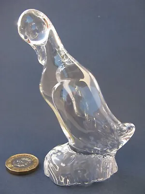 Buy DAUM Crystal Vintage Art Glass Super Quality Bird Duck Signed Daum France • 44£