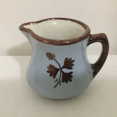 Buy Gray Copper Luster Tea Leaf Creamer Bristol USA Lusterware Ironstone Pottery • 25.74£