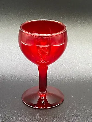Buy Red Cordial Glass #1 VINTAGE • 19.18£