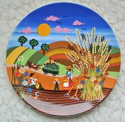 Buy Poole Pottery 6 Inches Plate 422 Summer I  Harvest Farming Collectors • 5.95£