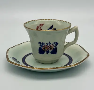 Buy Vintage Adams China Calyx Ware Georgian Tulip Flat Demitasse Cup And Saucer • 14.23£