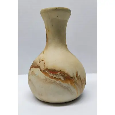 Buy Vintage Nemadji Pottery Vase Tourist/Southwest Brown/Orange 6.25  Tall • 21.13£