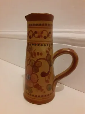 Buy Portuguese Pottery Floral Design Small Jug Posy Vase 15cm  • 4.50£