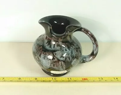 Buy Glenny Pottery Vase Wales Small Vase Unusual Handle Small Chip On Rim Vtg   • 9.70£