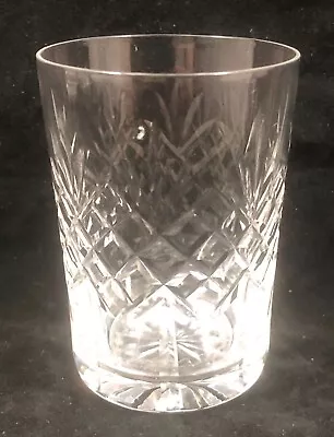 Buy 1 X Cut Glass Crystal Small Whisky / Water Tumbler Glass 83mm Tall • 9.99£