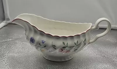 Buy Vintage 1988 Johnson Brothers White Pink Floral Summer Chintz Gravy Sauce Boat • 23.02£