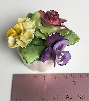 Buy Royal Adderley Fine Bone China Hand Molded Floral Bouquet England • 14.27£