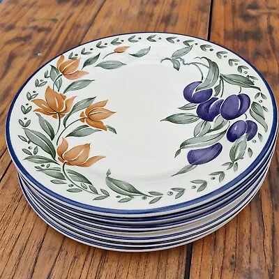 Buy Staffordshire Tableware Plums & Flowers - Dinner Plate 10 Inch Diameter • 1£