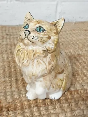 Buy Rye Studio Pottery Sitting Beige Cat Figurine - Perfect Condition • 44.99£