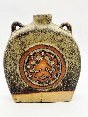 Buy Vintage Retro 70's Tremar Pottery Stoneware Flask Bottle Cornish Studio Cork Lid • 29.99£